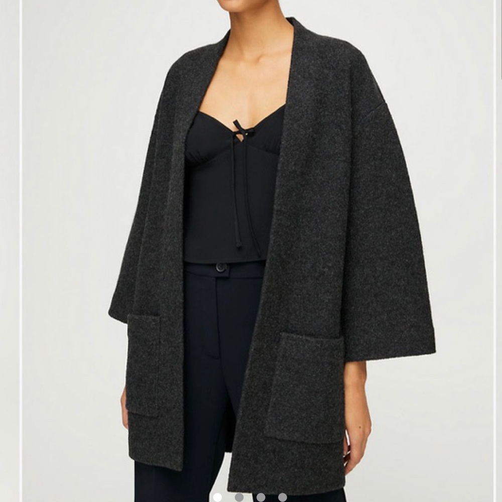Aritzia Wilfred Brullon in Heather black XXS